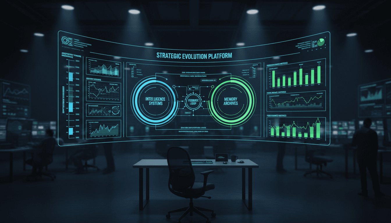 Trading dashboard showing how memory and intelligence systems work together