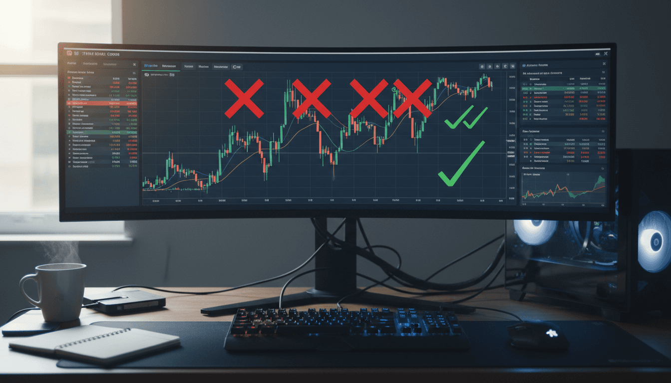 False Signal Suppression - Rejected trade signals during choppy market conditions